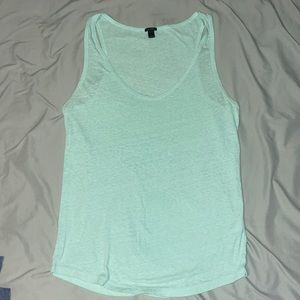 J. Crew aqua blue tank top